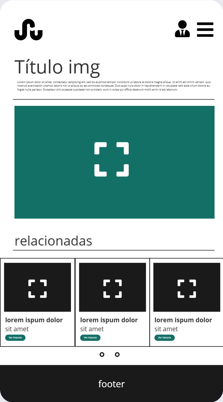 wireframe galeria